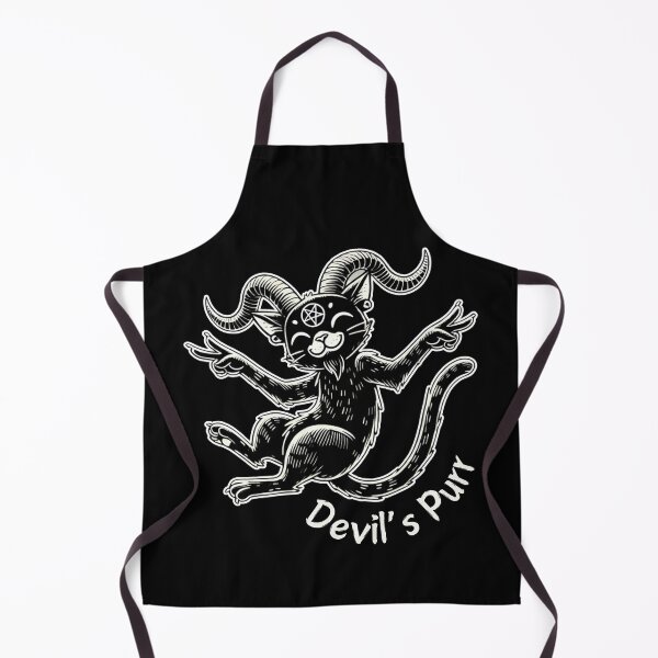 Item preview, Devil’s Purr – Mischievous Cat with a Dark Twist designed and sold by sekrecja.