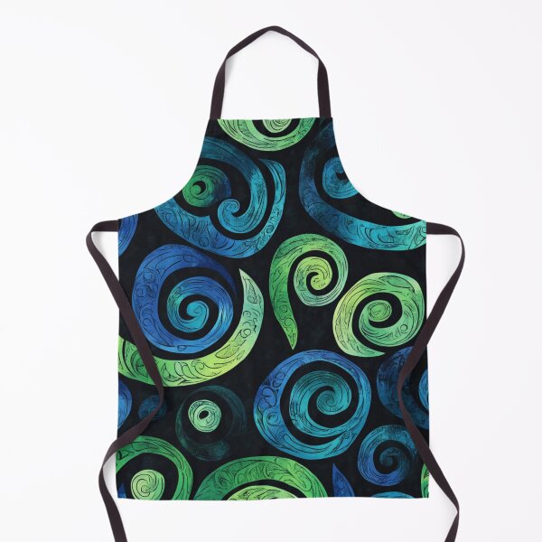 Item preview, New Zealand Paua Māori Pattern Koru Design 328 designed and sold by GrinGalore.