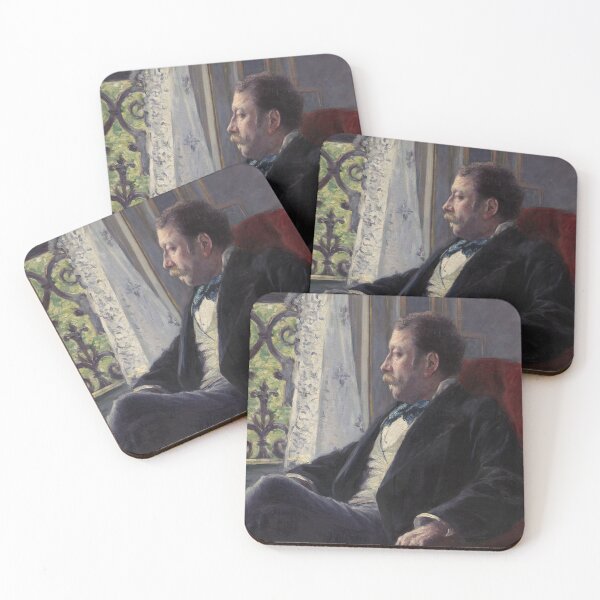 Item preview, Impressionist art Man Looking out of Window vintage designed and sold by Vintage Designs +.