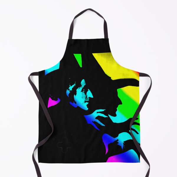 Item preview, wicked witch groovy retro mask rainbow edit print designed and sold by mystic lady vintage art and fashion designs.