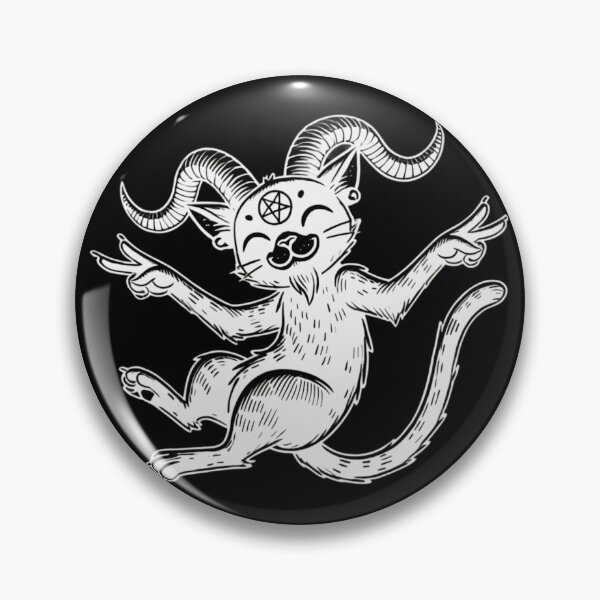 Item preview, Devil’s Purr – White Mischievous Cat designed and sold by sekrecja.