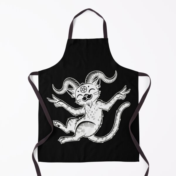 Item preview, Devil’s Purr – White Mischievous Cat designed and sold by sekrecja.