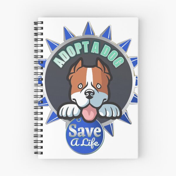 Item preview, Adopt A Dog Save A Life Peeking PitBull Dog Die Cut Sticker designed and sold by Arkansas Made.