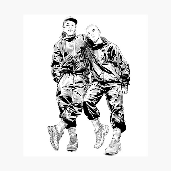 Item preview, Bad Boys (white background) designed and sold by Perochan.