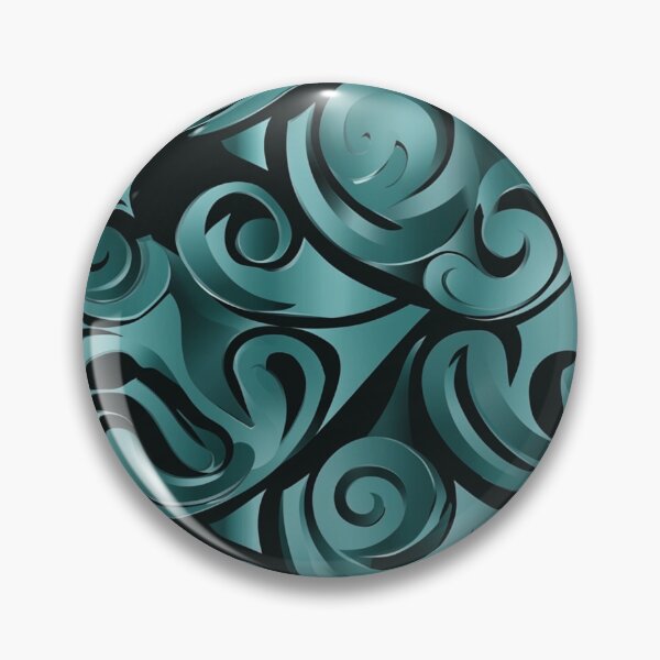 Item preview, New Zealand Paua Māori Pattern Koru Design 331 designed and sold by GrinGalore.