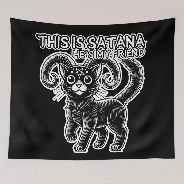 Item preview, This is Satana – My Devilishly Cute Friend designed and sold by sekrecja.