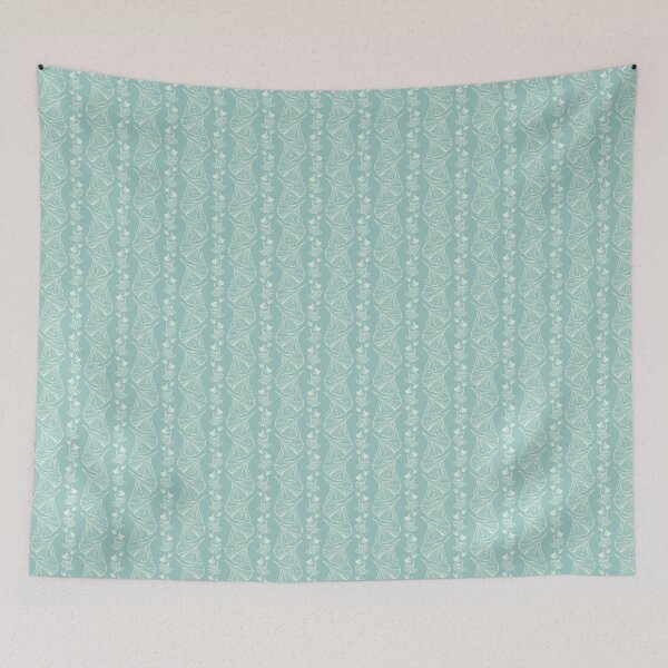 Item preview, Tumbling Ginkgo in Aqua designed and sold by LisaLeQuelenec.