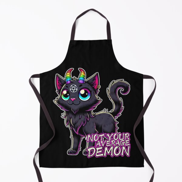 Item preview, Not Your Average Demon – Rainbow-Horned Cat designed and sold by sekrecja.