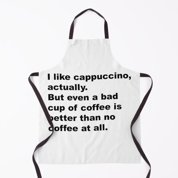 Item preview, I like cappuccino, actually. - David Lynch Quote designed and sold by Aesthetic Crew.