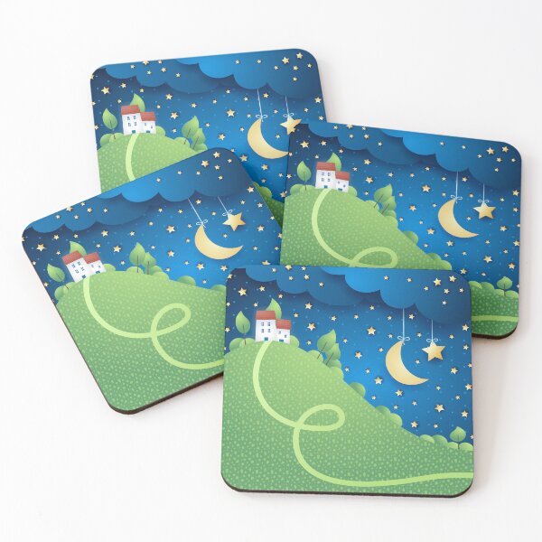 Item preview, Over the Hills, at Night designed and sold by LuisaVenturoli.