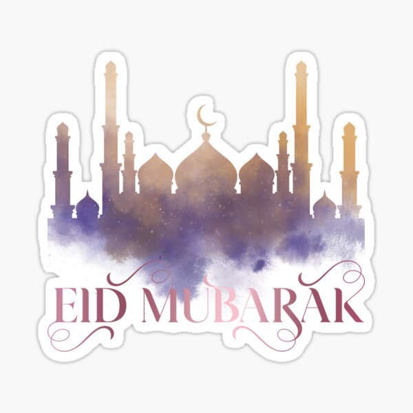 Item preview, Elegant Eid Mubarak Mosque Design designed and sold by RaiyaTees.