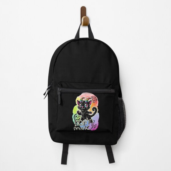Item preview, Don’t Panic – Rainbow Demon Cat designed and sold by sekrecja.