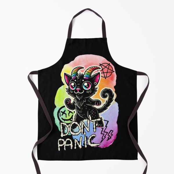 Item preview, Don’t Panic – Rainbow Demon Cat designed and sold by sekrecja.