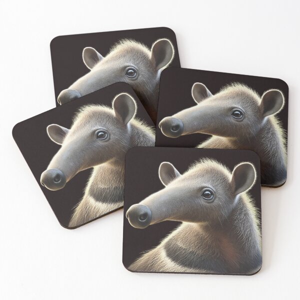 Item preview, Cute portrait of an anteater designed and sold by DamioPolArt.