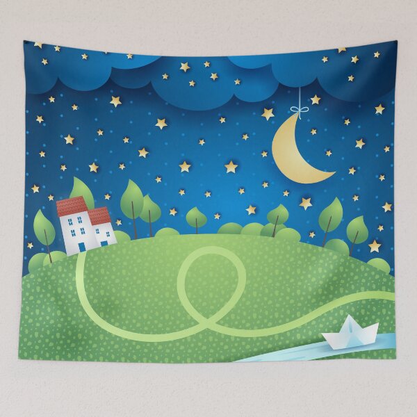 Item preview, The River, at Night designed and sold by LuisaVenturoli.