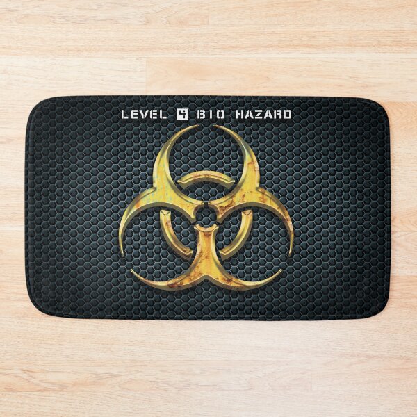 Item preview, Level 4 Bio Hazard Warning in a post apocalyptic universe designed and sold by Old Curiosity.