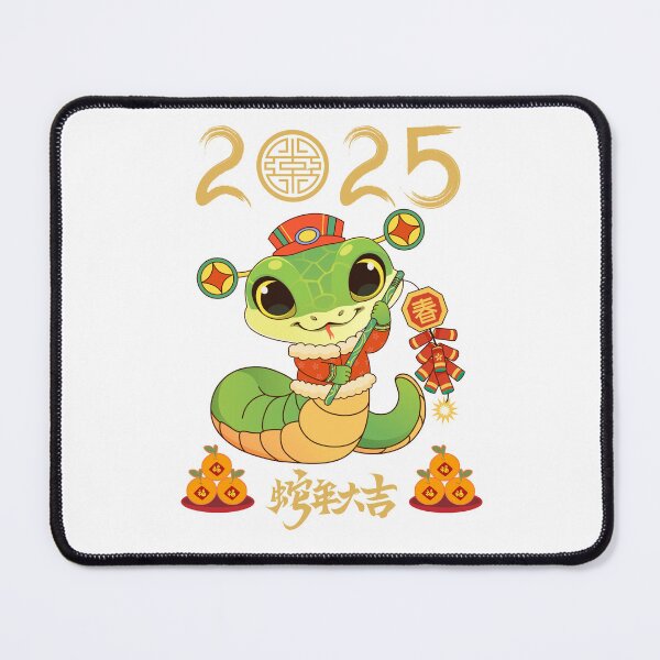 Item preview, Prosperity Snake: 2025 Festive Joy designed and sold by ZerotwoStudio.