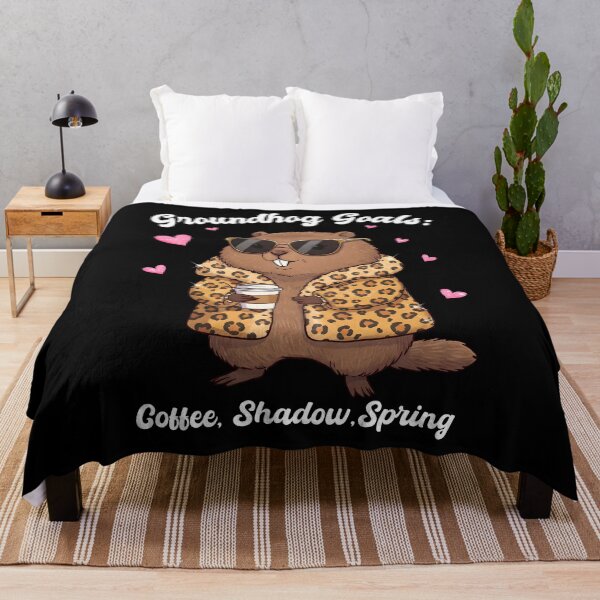 Item preview, Groundhog Goals - Funny Groundhog Day Coffee Lover Design 2025 Gift designed and sold by JUSTBEELEGANT.