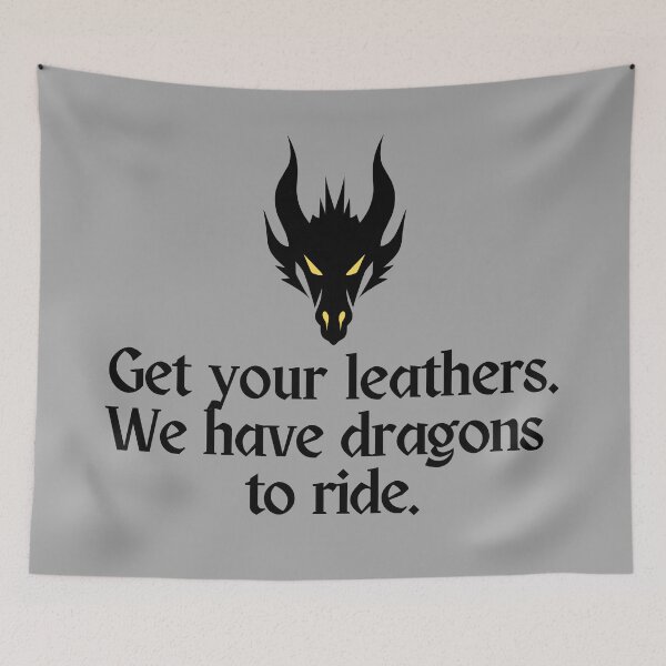Item preview, Get your leathers. We have dragons to ride. designed and sold by Megurix.
