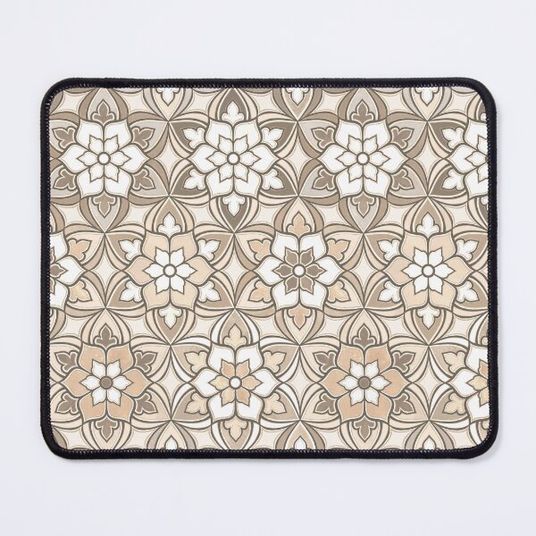 Item preview, Enamel Moroccan Flower Tiles - Beige designed and sold by TigaTiga.