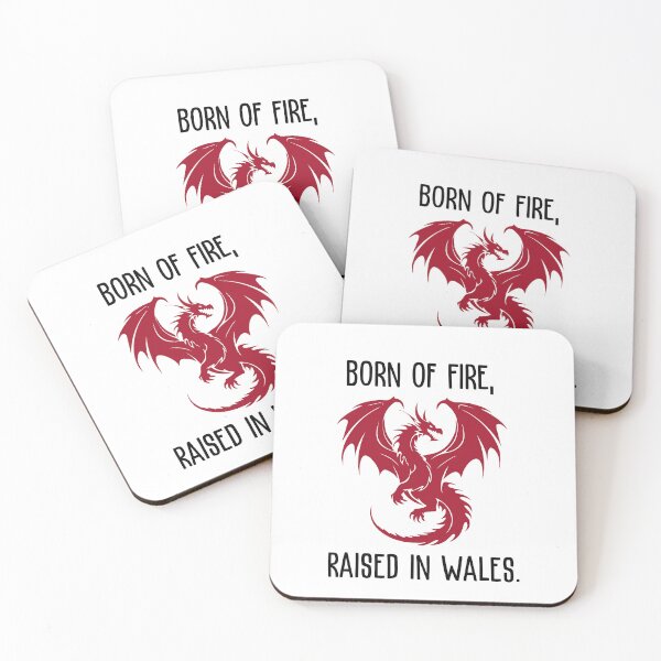 Item preview, Born of Fire, Raised in Wales T-Shirt – Welsh Pride and Strength designed and sold by baggycatsworld.