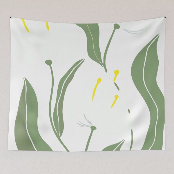 Item preview, Flower Leaves Art Design Printable    designed and sold by Artist300DPI.