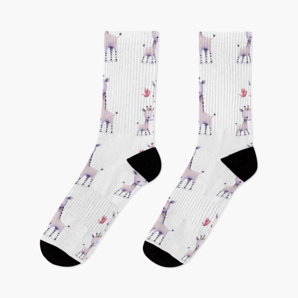 Item preview, A whimsical illustration of happy giraffe family designed and sold by Beyondnote-Art.