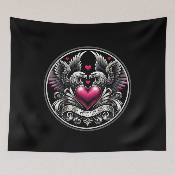Item preview, EAGLES AND HEART designed and sold by DMHG.