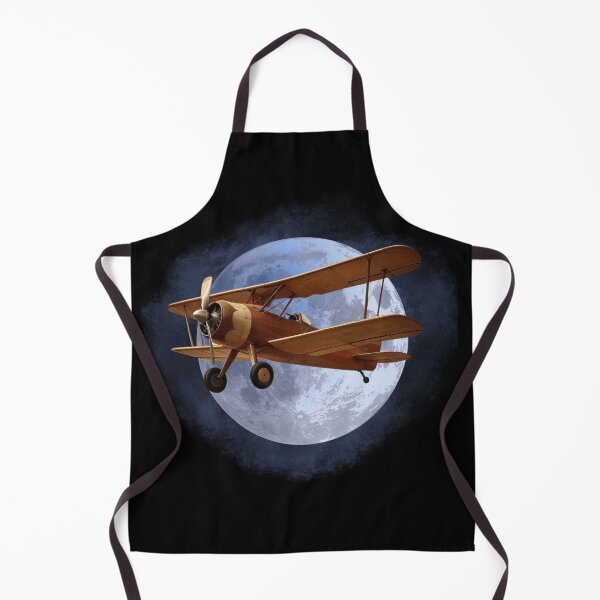Item preview, Classic Passenger Vintage Plane Visible On The Moon designed and sold by The Art of Kkatarynka.