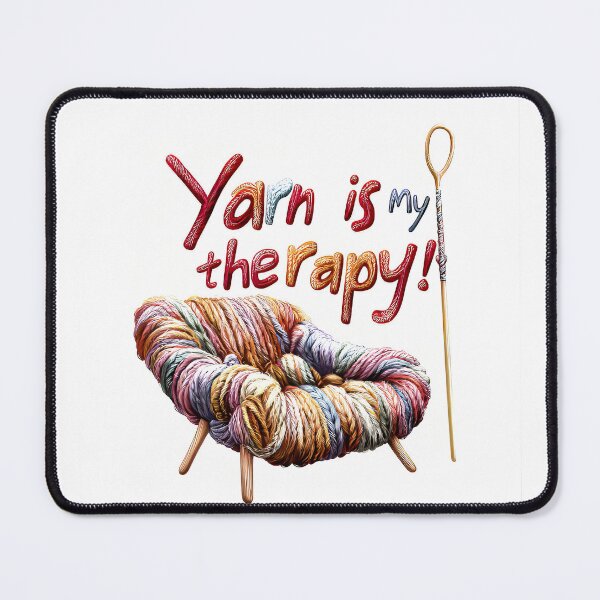 Item preview, Yarn is my therapy! designed and sold by I-R-A.