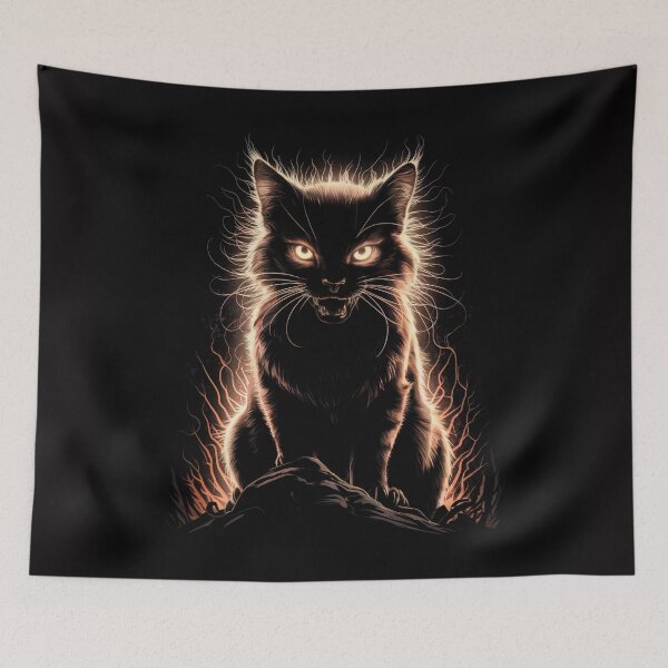 Item preview, fierce-looking cat designed and sold by jkrphoto.