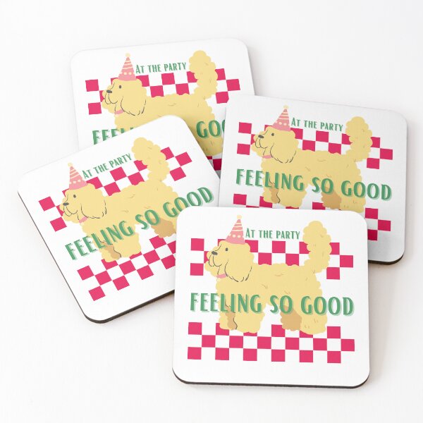 Item preview, Feeling so good - Dog At the Party designed and sold by ZerotwoStudio.
