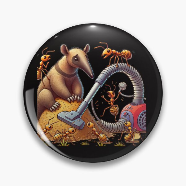 Item preview, Anteater with a vacuum cleaner designed and sold by DamioPolArt.