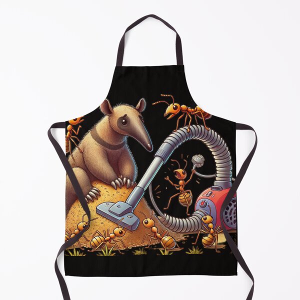 Item preview, Anteater with a vacuum cleaner designed and sold by DamioPolArt.