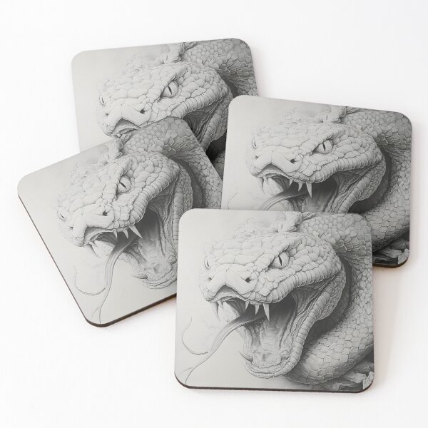 Item preview, Realistic Snake drawing designed and sold by Pencil-Art.