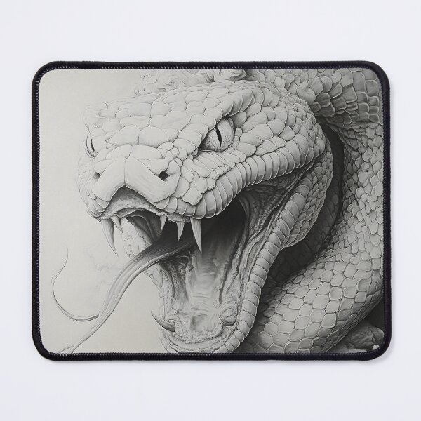 Item preview, Realistic Snake drawing designed and sold by Pencil-Art.
