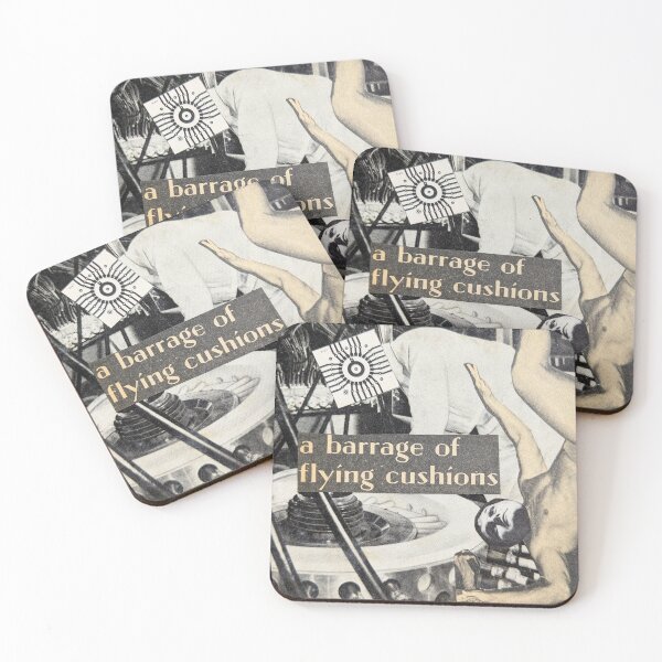 Item preview, A Barrage of Flying Cushions designed and sold by ScottBakerPoet.