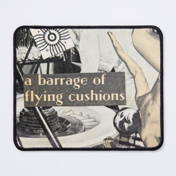 Item preview, A Barrage of Flying Cushions designed and sold by ScottBakerPoet.