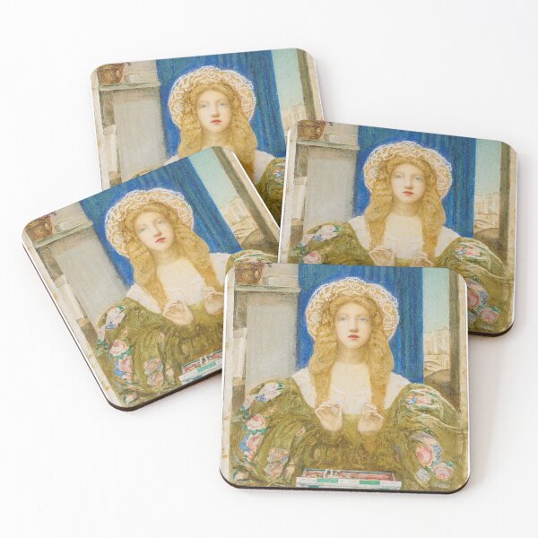 Item preview,  A young woman opening a jewel casket - Alice Macallan Swan, A.R.W.S. (1864-1939) designed and sold by Vintage Designs +.