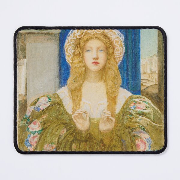 Item preview, A young woman opening a jewel casket - Alice Macallan Swan, A.R.W.S. (1864-1939) designed and sold by Vintage Designs +.