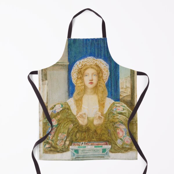 Item preview, A young woman opening a jewel casket - Alice Macallan Swan, A.R.W.S. (1864-1939) designed and sold by Vintage Designs +.