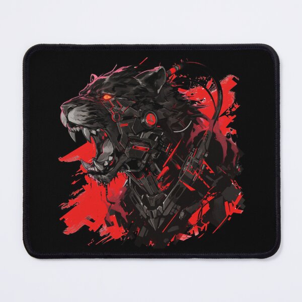 Item preview, Cyber Black Lion // Black Lion // Cool Animal // Cyber Animal // Animal Art // Animal Warrior // Gaming Aesthetic stickers designed and sold by SMARTKIT DESIGNAGENCY.