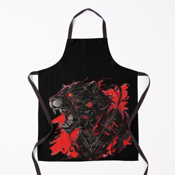 Item preview, Cyber Black Lion // Black Lion // Cool Animal // Cyber Animal // Animal Art // Animal Warrior // Gaming Aesthetic stickers designed and sold by SMARTKIT  DESIGNAGENCY.
