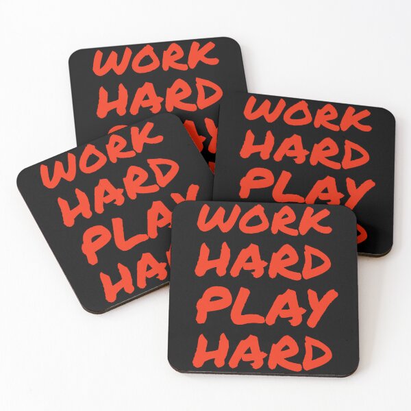 Item preview, Work Hard Play Hard (2) designed and sold by DesignsMjB.