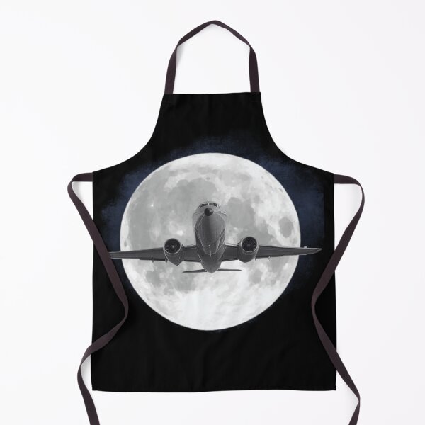 Item preview, Classic Passenger Vintage Plane Visible On The Moon designed and sold by The Art of Kkatarynka.