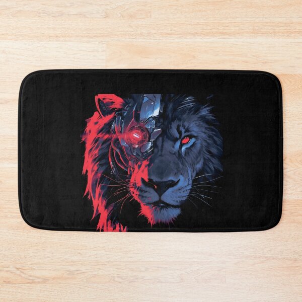 Item preview, Cyber Black Lion // Black Lion // Cool Animal // Cyber Animal // Animal Art // Animal Warrior // Gaming Aesthetic stickers designed and sold by SMARTKIT  DESIGNAGENCY.