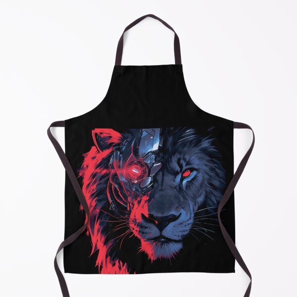 Item preview, Cyber Black Lion // Black Lion // Cool Animal // Cyber Animal // Animal Art // Animal Warrior // Gaming Aesthetic stickers designed and sold by SMARTKIT  DESIGNAGENCY.