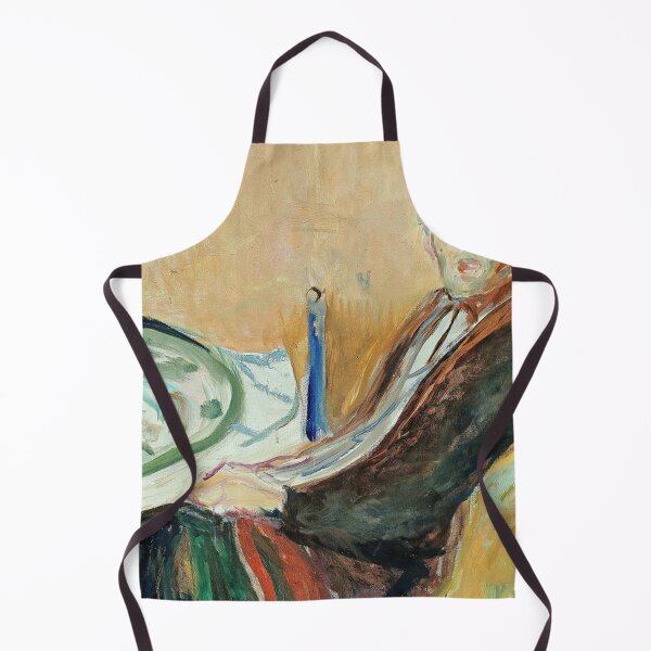 Item preview, Edvard Munch Self Portrait expressionistic artwork designed and sold by Vintage Designs +.