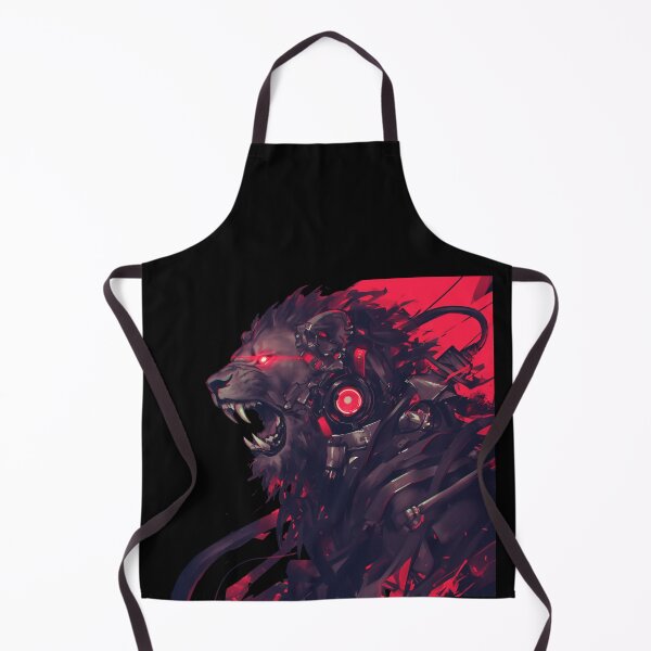 Item preview, Cyber Black Lion // Black Lion // Cool Animal // Cyber Animal // Animal Art // Animal Warrior // Gaming Aesthetic stickers designed and sold by SMARTKIT  DESIGNAGENCY.