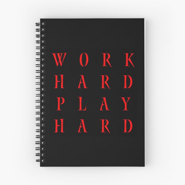 Item preview, Work Hard Play Hard designed and sold by DesignsMjB.